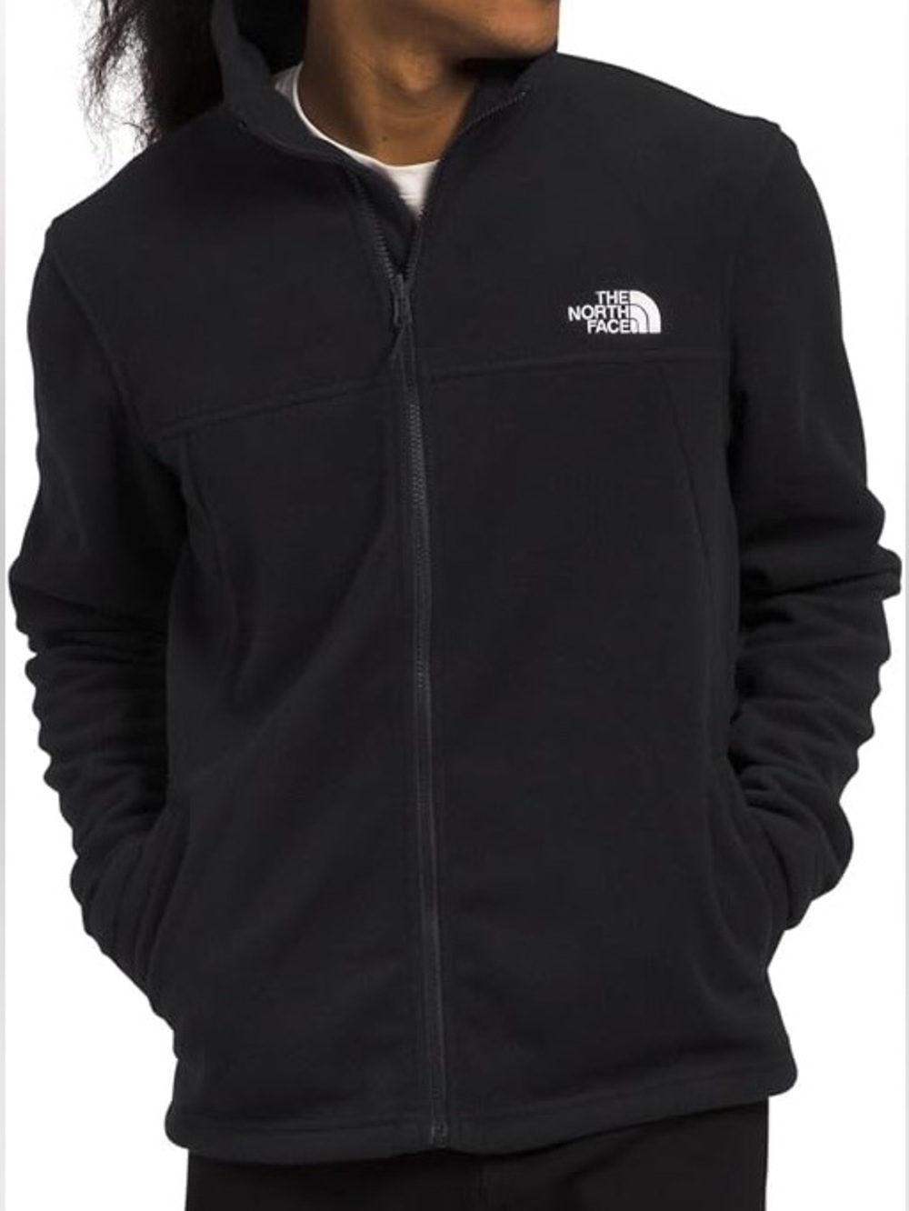 The North Face Sz XS Antora Triclinate Black Fleece Full Zip Jacket